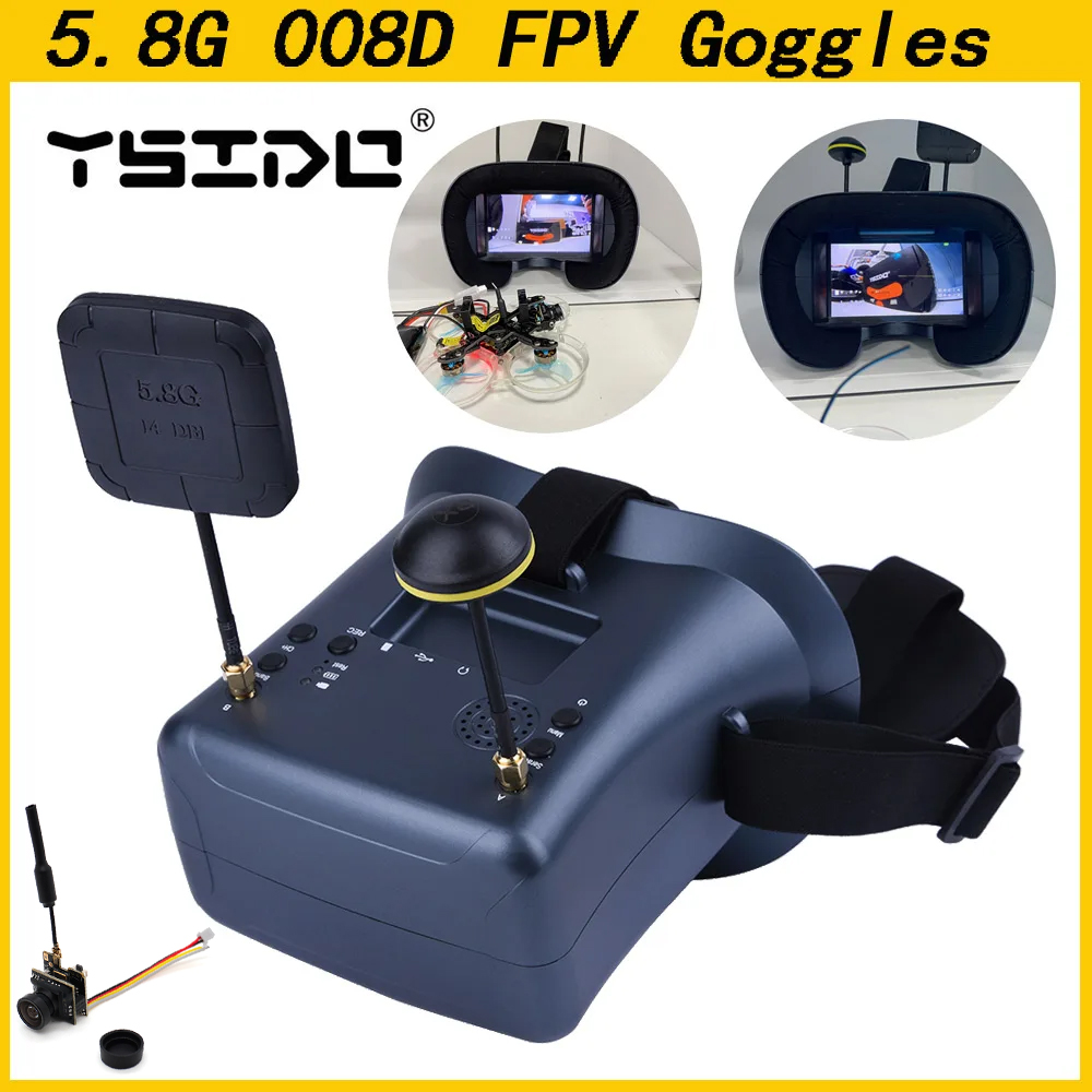008D 5,8G 40CH 4,3 дюйма 800*4 – обзор и цена Skyzone Sky04O Pro Fpv Goggles